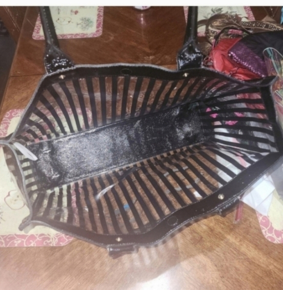 🍂🍁HTF  VERY RARE BETSEY JOHNSON EYE SPY MARILYN MONROE XL TOTE BAG - Picture 5 of 6